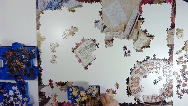 Murder on the Titanic 1000 piece puzzle Time Lapse Part 2 смотреть онлайн