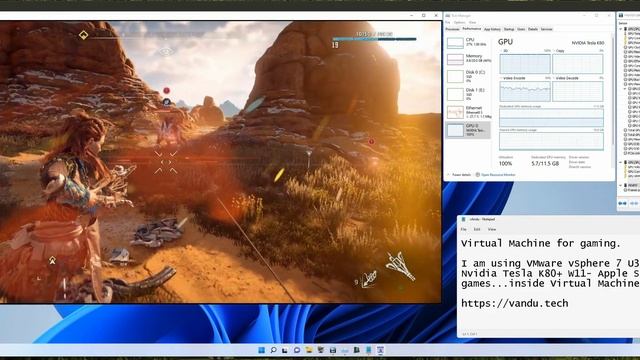 Horizon Zero Dawn: vSphere + Horizon+Tesla K80 to play-27 (MSI Afterburner causes FPS to drop 5) смотреть онлайн