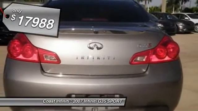 2007 Infiniti G35 SPORT Sarasota FL 34239 смотреть онлайн