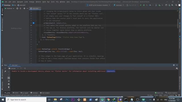 How to solve Unable to locate a development device error in flutter?| Flutter Doctor Issue Android смотреть онлайн