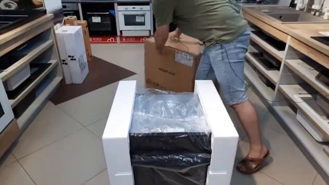 SCHTOFF DECOR 1000 ТСА - духовка исключительно в чёрном цвете. 7 программ, 3 утапливаемых ручки. смотреть онлайн