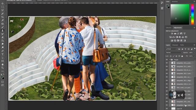 How to Create a Render in Photoshop | Add Textures, Patterns, and Shadows | Dissect Architecture смотреть онлайн