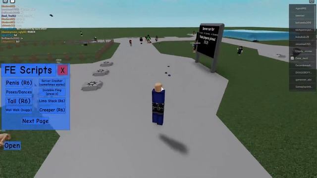 ROBLOX FE Ultimate Trolling GUI смотреть онлайн
