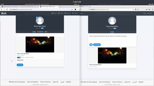 [CubeTalk] Open source PHP application to send,receive anonymous feedback like (Sarahah/Sayat) смотреть онлайн