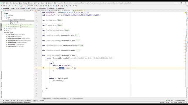 RxJava | RxAndroid | Kotlin : Create Operator смотреть онлайн