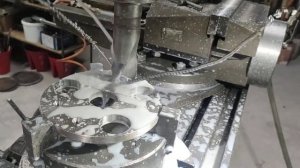 Сверление отверстий 32мм на фрезерном станке 6Р12.