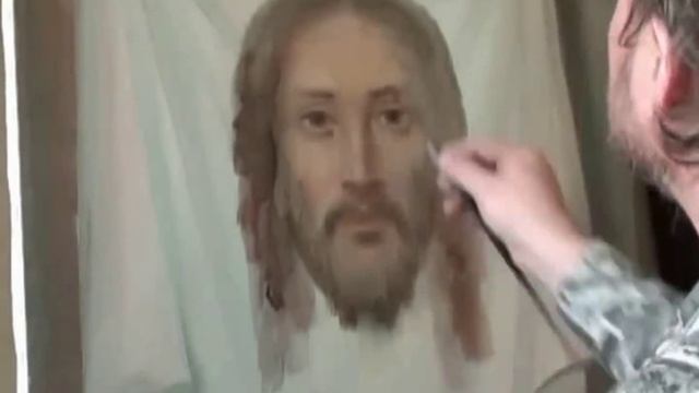Он сам похож на Иисуса! Иконопись Сахарова! смотреть онлайн
