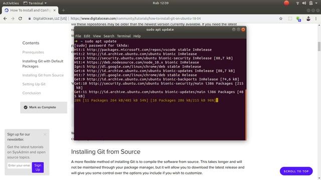 002 - How to Install Git on Ubuntu 18.04 смотреть онлайн
