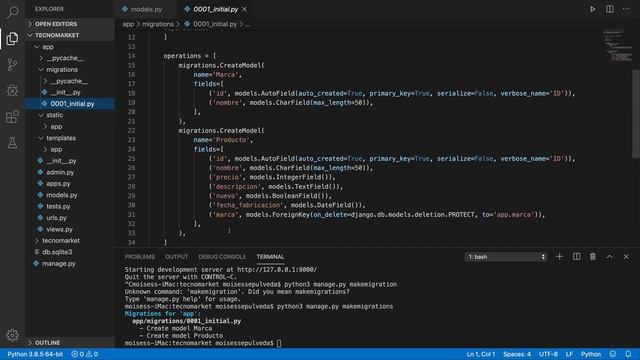 CURSO DJANGO 2020 PARTE 3 - MODELOS Y SQLITE смотреть онлайн