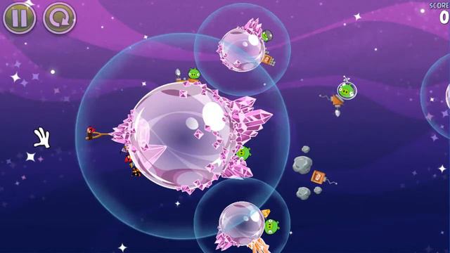 Let's Play Angry Birds in Space: Part 9-Diamond in the sky смотреть онлайн
