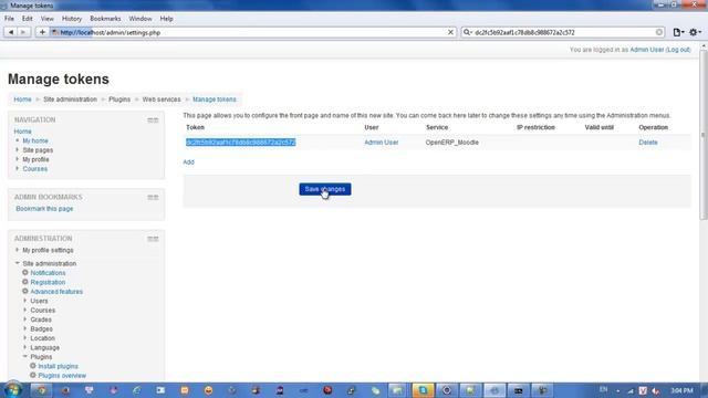 Config Moodle to use web service and connect with OpenERP version 7 смотреть онлайн
