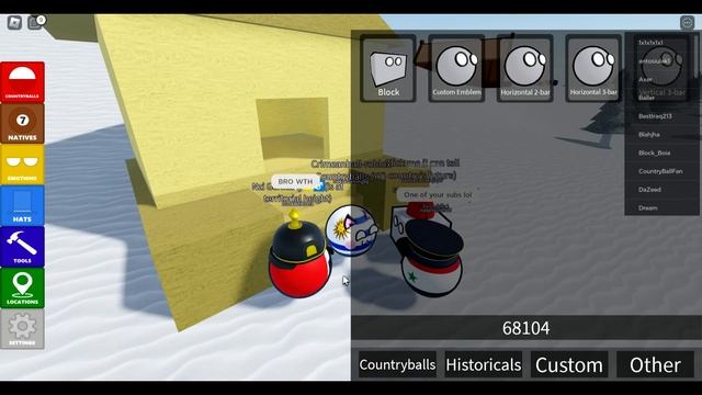 Roblox world of Countryballs ids part 5 смотреть онлайн