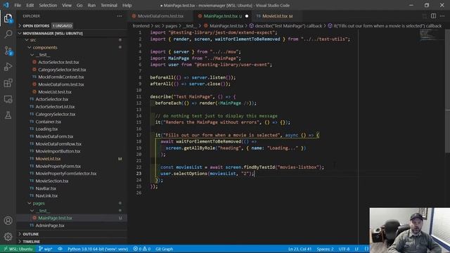 Movie Manager App - Full Stack Web Development 38 - React Integration Tests смотреть онлайн