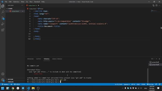 Frontend Devlemoprt to'liq kurs || git, github (2-qism) смотреть онлайн