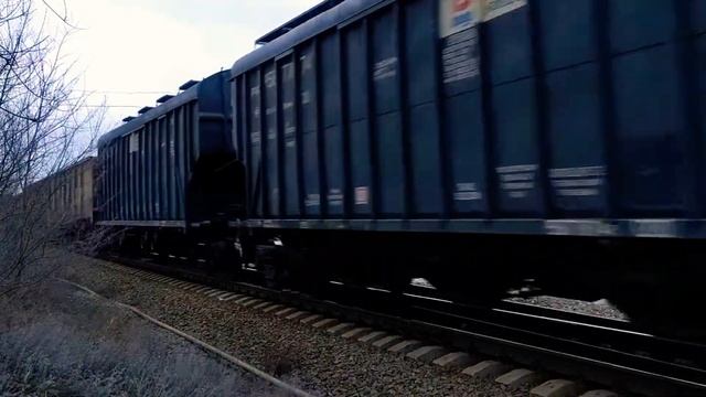 Грузовой поезд под управлением 2ТЭ25Км - 0343. смотреть онлайн