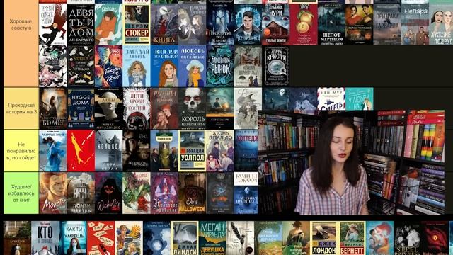 разбираю ВСЕ ПРОЧИТАННЫЕ КНИГИ 2023 ГОДА ?? tier list ?179 книг ? смотреть онлайн