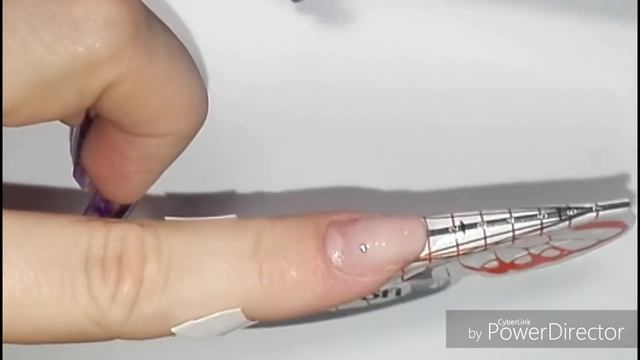 Сама себе наращивание, витражный френч. смотреть онлайн