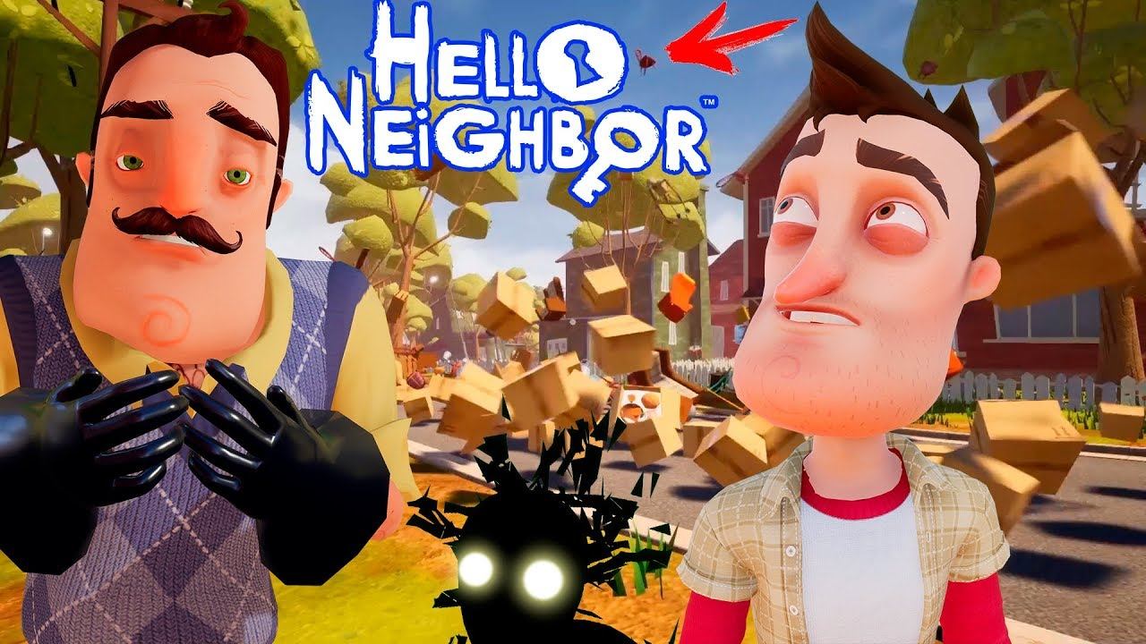 ШОУ ПРИВЕТ СОСЕД!МАШИНА СБИВАЕТ ДВЕСТИ КОРОБОК!ИГРА HELLO NEIGHBOR ВОРУЕМ ВЕЩИ У СОСЕДА!ПРИКОЛЫ 2019 смотреть онлайн