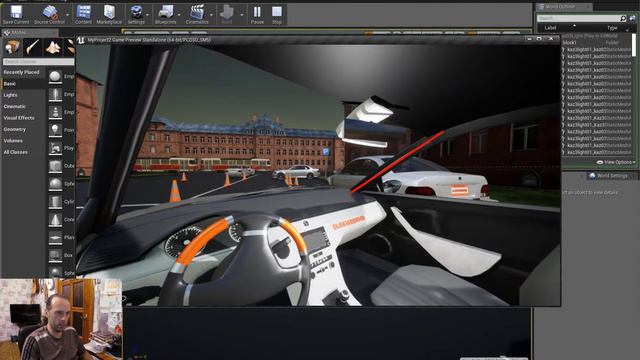 Unreal Engine 4 автодром для себя параллельная парковка смотреть онлайн