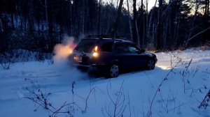 тойота спринтер кариб россо 4вд езда по снегу