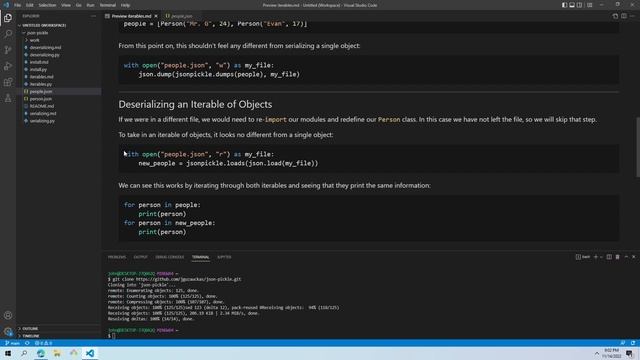 jsonpickle 4 - Iterables смотреть онлайн