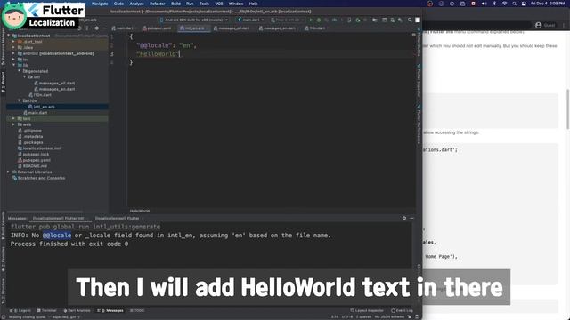 Flutter - localizations ( Internationalizing, Exchange text depends system language ) смотреть онлайн