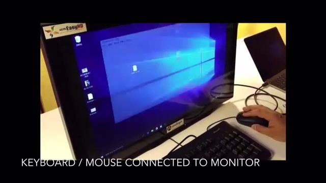 Direct Drive USB Type-C monitor demonstration смотреть онлайн
