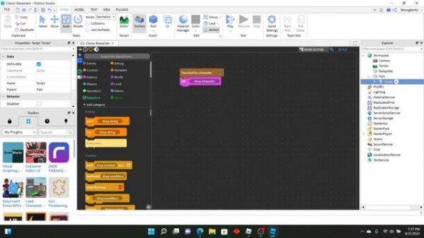 Roblox Visual Scripting! (HOW TO DOWNLOAD)