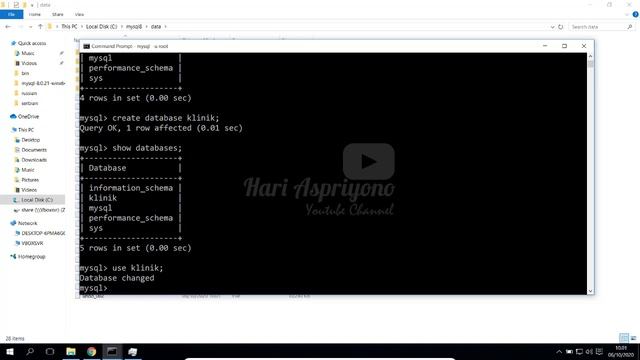 Cara Menjalankan MySQL 8 Portable dan Menggunakan MySQL 8 Portable di Windows смотреть онлайн