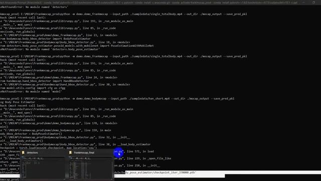 FrankMocap windows Installation with Fixes смотреть онлайн