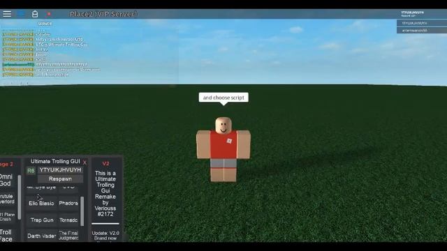 Roblox Showcasing: UTG V2(Ultimate Trolling Gui V2) смотреть онлайн