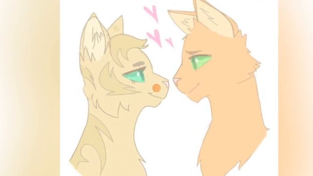 Коты воители. Песчаная Буря и Огнегрив (моё первое видео) смотреть онлайн