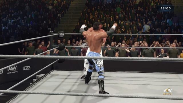 Trent Beretta vs Daniel Garcia / Singles Match / AEW Rampage #117 / WWE 2K23 смотреть онлайн