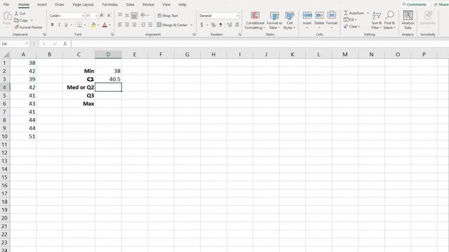 How to Find the Five Number Summary in Excel 2016 смотреть онлайн