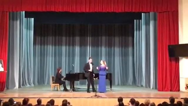 Papagena/Papageno duet from "Die Zauberflöte." смотреть онлайн
