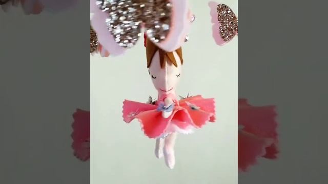 Мобиль из фетра "Балерина" смотреть онлайн