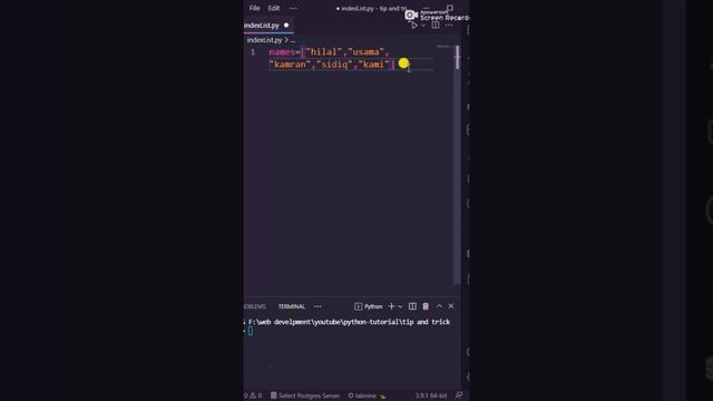 #10 Find the index of an element in a list | python tip and tricks #short смотреть онлайн
