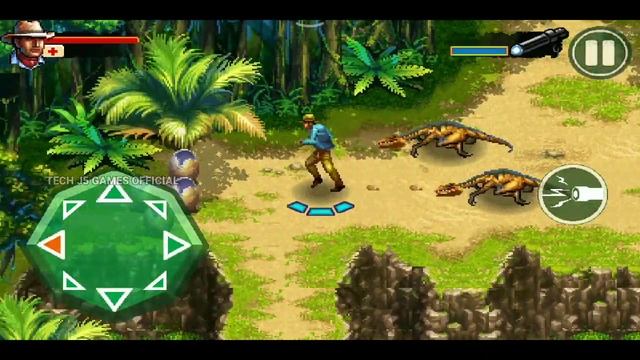 Jurassic Park 2D Game Apk Android Gameplay смотреть онлайн