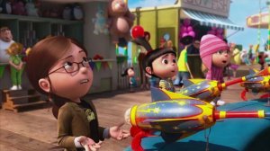 Гадкий я. Грю выигрывает единорога для Агнес