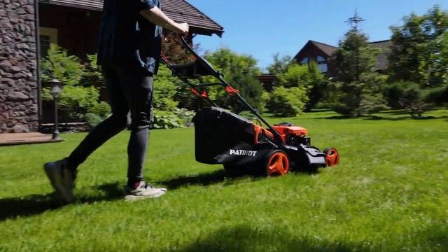 Газонокосилка бензиновая PATRIOT PT 55 LS смотреть онлайн