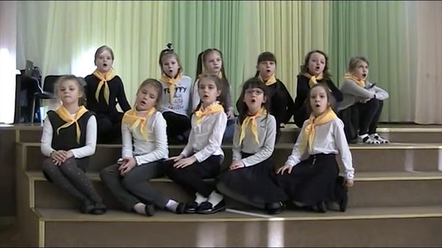 Величальная России-Литературно-музыкальная композиция-Ансамбль первых классов смотреть онлайн