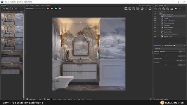 How to use cryptomatte channel in V-Ray for SketchUp смотреть онлайн