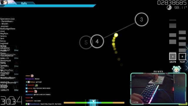 [Live] mrekk | Koven - Get This Right [Extra] 1st +HDDT FC 98.68% {#1 982pp FC} - osu! смотреть онлайн