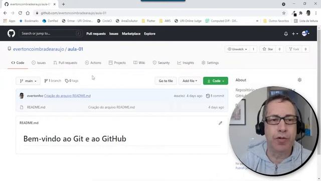 02 -Git, GitHub, Git Bash, Git push, clone e pull смотреть онлайн