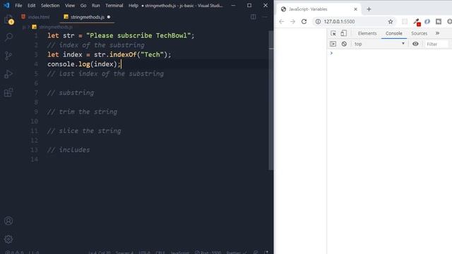 string methods in javaScript | javaScript string methods tutorial (Hindi) смотреть онлайн