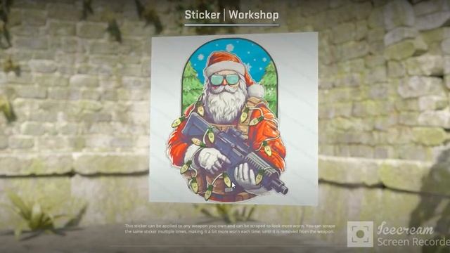 Tactical Santa - Holiday Raid (Glitter Sticker) смотреть онлайн