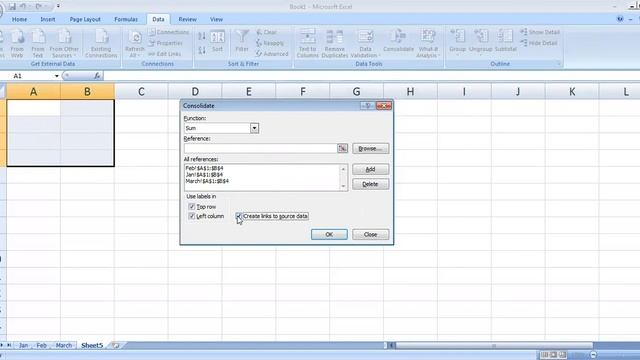 Class X Excel Consolidating Data смотреть онлайн