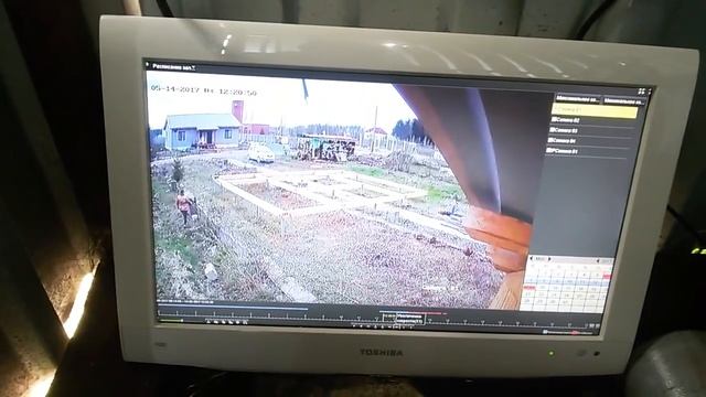 видеонаблюдение на участке, на даче смотреть онлайн