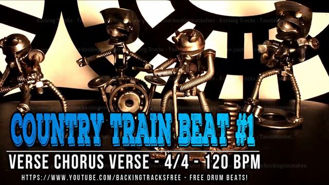 120 BPM - Country Train beat #1 - 4/4 Drum Beat - Drum Track смотреть онлайн
