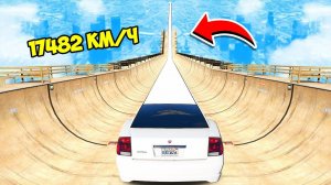 СПУСК БЕЗ ТОРМОЗОВ НА САМОМ ДЛИННОМ ЛИМУЗИНЕ МАШИНЕ ФРАНКЛИНА ПО ТРАМПЛИНУ  ГТА 5 МОДЫ МУРКА